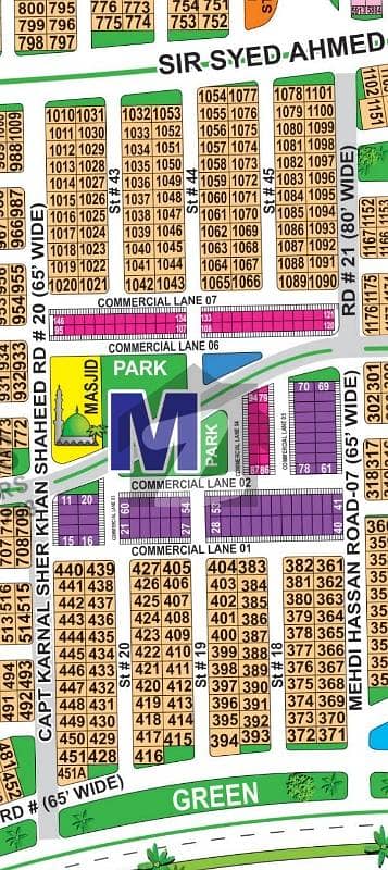 DHA Multan Good Location Commercial Plot For Sale