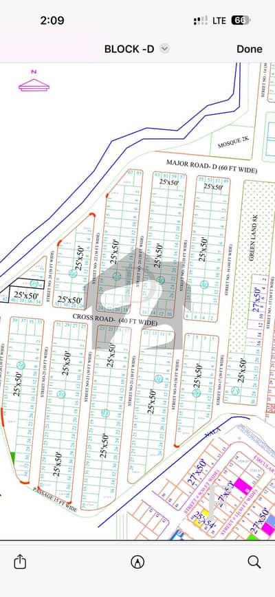 5 Marla Residential Plot Is Available For Sale In New City Phase 2 Block D Wah