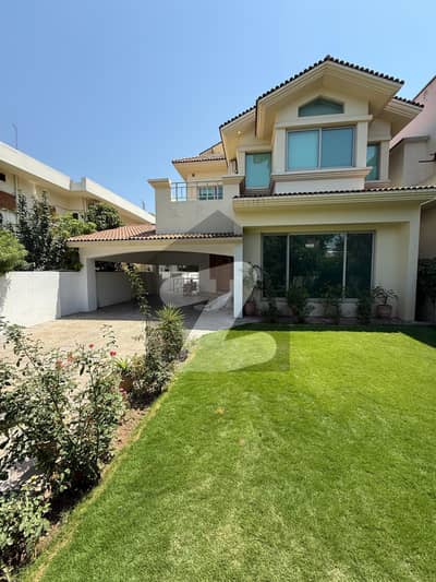 F-10 666 SQY Luxurious Fully Furnished Beautiful House Available For Rent Solar System Installed Excellent Location Beautiful Green Lawn Big Cars Parking Space