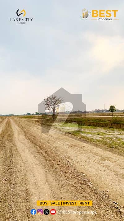 7 Marla Facing Park Prime Location Plot For SALE In Sector M7 C4 Lake City Lahore Best Investment Opportunity