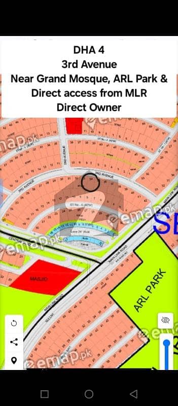 ڈی ایچ اے ڈیفینس فیز 4 ڈی ایچ اے ڈیفینس,اسلام آباد میں 1 کنال رہائشی پلاٹ 3.15 کروڑ میں برائے فروخت۔