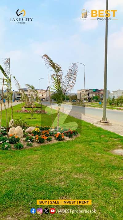 7 Marla Plot Available On Prime Location Best for Your Future investment in Sector M7C3 Lake City Lahore