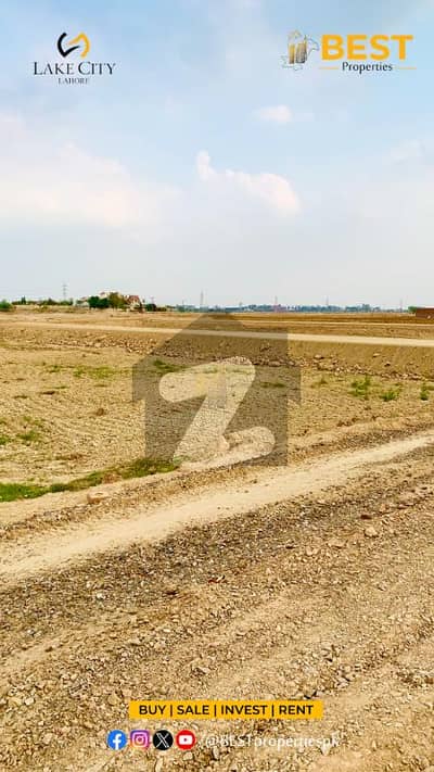 5 Marla Prime Location 60 Feet Road Plot including All Development Charges in Lake City Block M7 C4