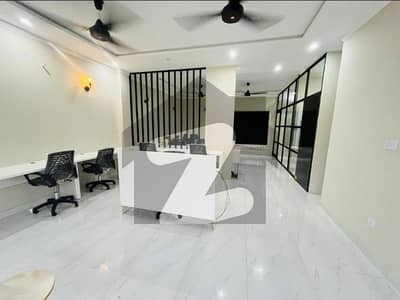 5 Marla Fully Furnished Ground Floor Office For Rent On Main Boulevard Johar Town Prime Commercial Location