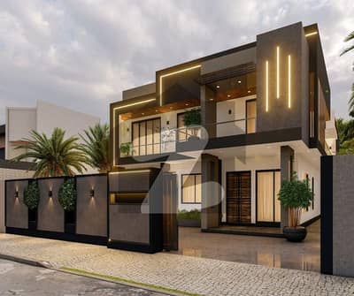 1 Kanal Brand New Luxury Modern Design Bungalow For Sale In DHA Phase 7 Hot Location Near To Carrefour Mall