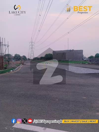 لیک سٹی ۔ سیکٹر ایم ۔ 6 لیک سٹی,رائیونڈ روڈ,لاہور میں 5 مرلہ رہائشی پلاٹ 1.65 کروڑ میں برائے فروخت۔