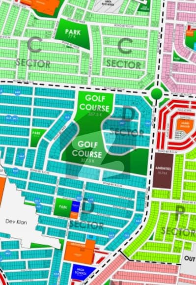 2 Kanal Prime Plot In D Phase 9prism DHA Lahore For Sale.