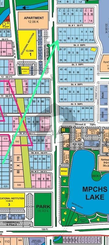 بی ۔ 17 اسلام آباد میں 1 کنال رہائشی پلاٹ 3.0 کروڑ میں برائے فروخت۔