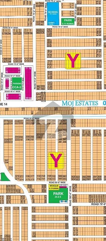 ڈی ایچ اے فیز 7 - بلاک وائے فیز 7,ڈیفنس (ڈی ایچ اے),لاہور میں 1 کنال رہائشی پلاٹ 2.85 کروڑ میں برائے فروخت۔