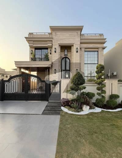 One Kanal Neo Classical Design House Fully Furnished With Full Basement Swimming pool cinema For Sale Top Location Of DHA Phase 8