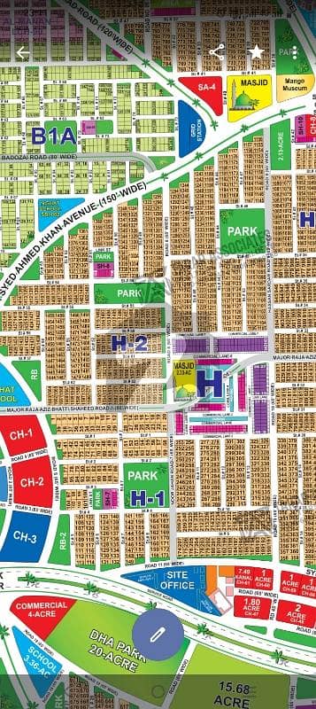 DHA Multan Good Location Plot For Sale