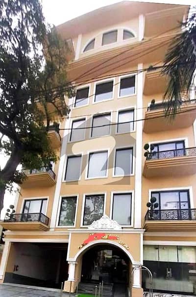 Most Luxury Brand New Hotel Apartment Building Available For Sale Link Mm Alam Road Heart Of Gulberg III Lahore