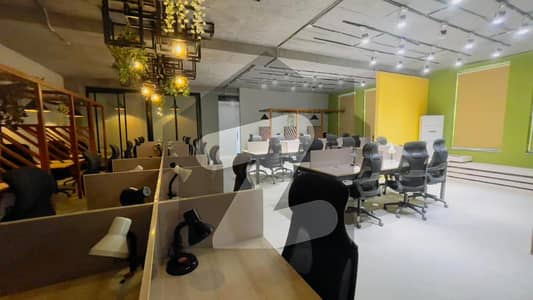 Furnished 6,000 Sq Ft Office for Rent in Gulberg Lahore | Prime Location | 80 to 100 persons seating