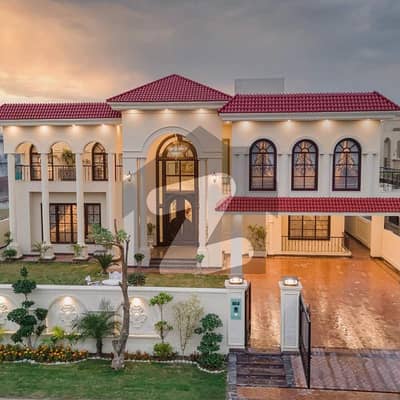 02 Kanal Lash Green Lawn + 02 Kanal Like Brand New Luxury Ultra-Modern Design Most Beautiful Full Basement Fully Furnished Home Theater, Bungalow For Sale At Top Location Of DHA Lahore.