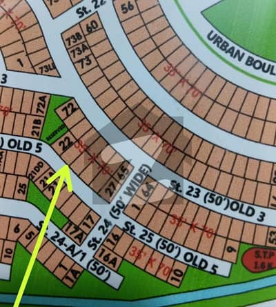 10 Marla Plot For Sale Bahria Enclave