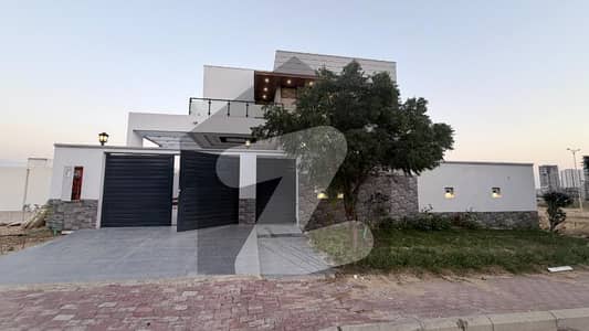 500 Sq Yd Elite Villa For Sale Precinct-9 (Bahria Hills), Bahria Town Karachi. Elegant Design | 5 or 6 Beds | Basement | Drawing, Dining, Lounge, Modern Kitchen & Greasy Kitchen. Heighted Location | Near Flagpole | Just 3 Mins Drive from Entrance.