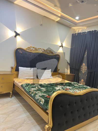 3 Bedroom ( 2000 Sq Ft ) ( with Drawing Dining Area )Furnished Apartment Luxury Available For Rent in Block A Al Harmain Plaza Faisal Town F-18 Islamabad.