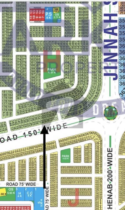 10 Marla H Block Pine Avenue Road Plot 10 Marla H Block Pine Avenue Road Plot