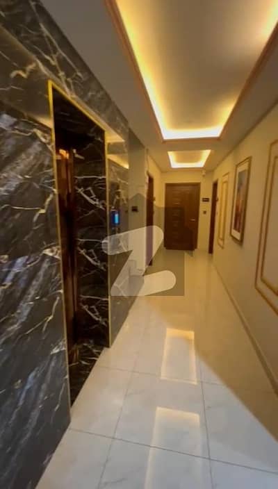 Brand New 1 bed Apartment fully furnished available for rent in rezinable price and prime location