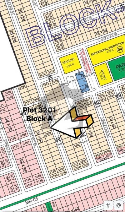 5 MARLA PLOT FOR SALE DIRECT TO MDR BLOCK A FAISAL HILLS