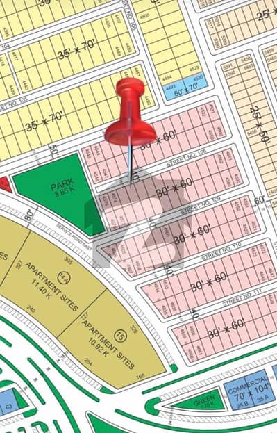 8 MARLA HOT LOCATION PLOT FOR SALE A BLOCK FAISAL HILLS