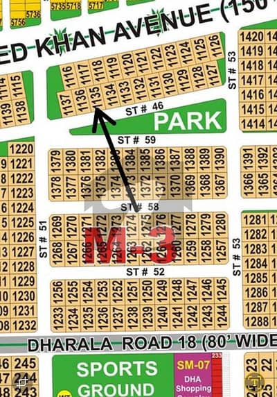 ڈی ایچ اے فیز 1 ۔ سیکٹر ایم ڈی ایچ اے فیز 1,ڈی ایچ اے ڈیفینس,ملتان میں 1 کنال رہائشی پلاٹ 1.0 کروڑ میں برائے فروخت۔