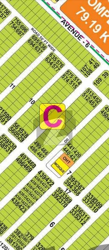 ڈی ایچ اے فیز 6 - بلاک سی فیز 6,ڈیفنس (ڈی ایچ اے),لاہور میں 1 کنال رہائشی پلاٹ 5.65 کروڑ میں برائے فروخت۔