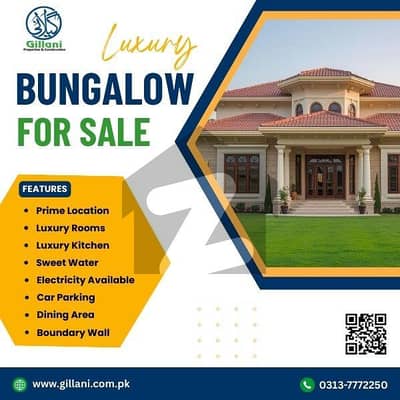120 yards west open bungalow Andleeb Society Sector 48A Scheme 33 Karachi