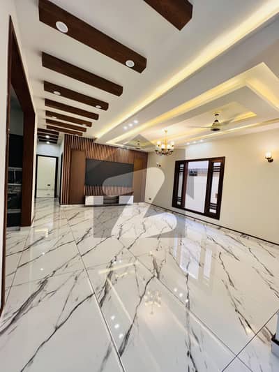 500 Sq Yard Brand New Bungalow 2+4 Bedroom Full Furnishings Bungalow With Basement Away From Sea Ready To Move House