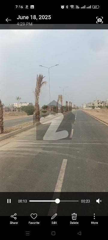 one Kanal Main Boulevard plot crystal block| Park view city Lahore