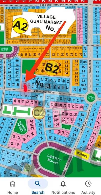 ایم ایم عالم روڈ گلبرگ,لاہور میں 1 کنال کمرشل پلاٹ 65.0 کروڑ میں برائے فروخت۔