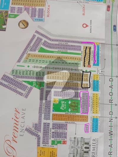 5 Marla Plot for Sale in Primier Enclave Block Etihad Town Phase 1 Raiwind Road Lahore