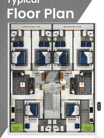توحید کمرشل ایریا ڈی ایچ اے فیز 5,ڈی ایچ اے ڈیفینس,کراچی میں 3 کمروں کا 5 مرلہ فلیٹ 2.25 کروڑ میں برائے فروخت۔