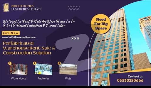 4.5 kanal I-10 Main Road Plot with Building for Sale Best Location