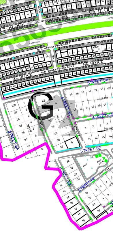 DHA Phase 5 Sector G Plot For Sale 1kanal