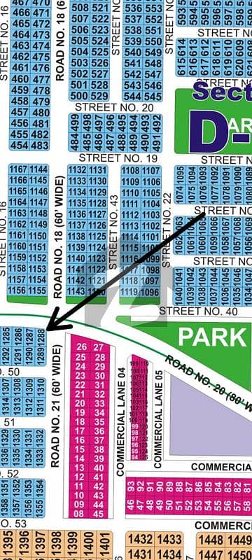 10 Marla, 60 & 80 Feet Road Corner Plot for Sale