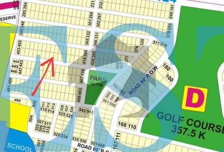 Ideal Location Plot For Sale In DHA 9 Prism D Block