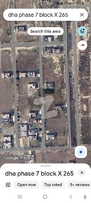 Top Location Plot of Dha Phase 7 X block