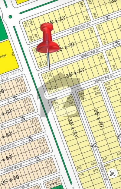 10 MARLA 2ND TO CORNER AND DOUBLE ROAD SOLID PLOT FOR SALE B BLOCK FAISAL HILLS