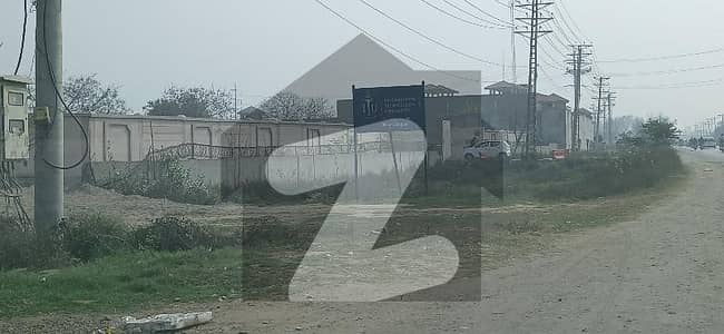 3 Kanal Commercial Plot Prime Location Near Paragon Society Main Barki Road Front For Sale