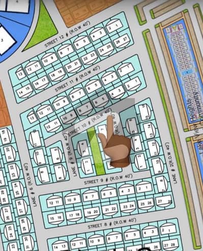 Overseas East C Block Prime Location Plot Available For Sale
