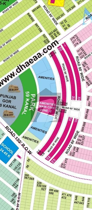 8 Marla Commercial Plot for Sale Zone 2, DHA Phase 9 Prism