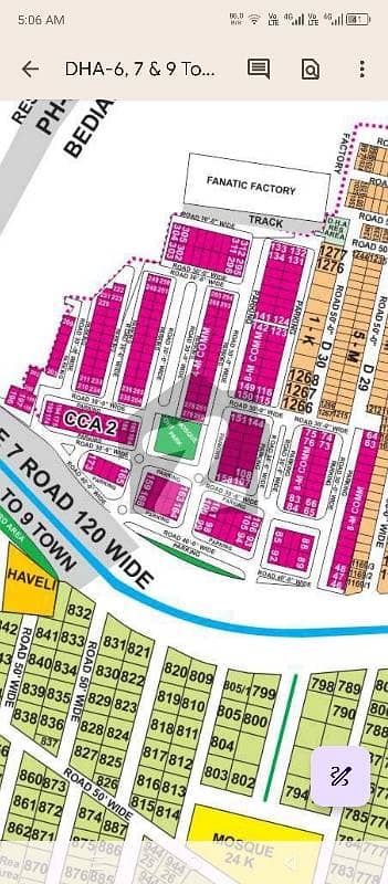 ڈی ایچ اے فیز 6 - سی سی 2 بلاک ڈی ایچ اے فیز 6,ڈیفنس (ڈی ایچ اے),لاہور میں 8 مرلہ رہائشی پلاٹ 9.85 کروڑ میں برائے فروخت۔