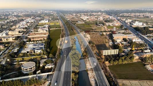 Corner 5 Kanal Commercial Plot For Sale In High Standard Executive Area Gatwala Canal Expressway Lahore GT Road Faisalabad