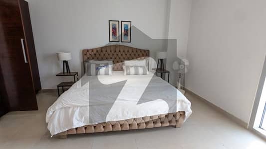 FLAT FOR RENT 1600 Sqft Semi Furnished 2 Beds With Margalla Facing  ONE Constitution Avenue