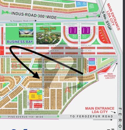 ایل ڈی اے سٹی ایل ڈی اے روڈ,لاہور میں 1 کنال رہائشی پلاٹ 1.1 کروڑ میں برائے فروخت۔