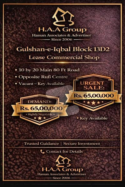 Shop 10 By 19 Rental Income 25000 Leased Commercial Shop Main Road 13D 2