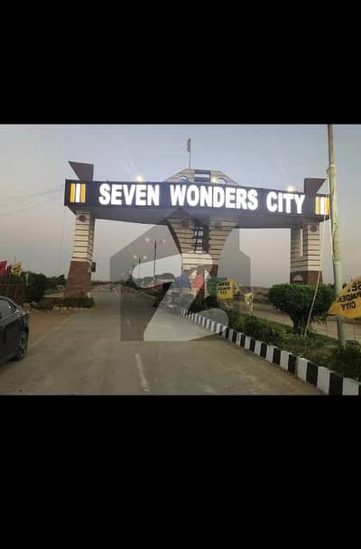 Stunning 80 Square Yards Residential Plot In Seven Wonders City Phase 1 - Jinnah Block Available Stunning 80 Square Yards Residential Plot In Seven Wonders City Phase 1 - Jinnah Block Available