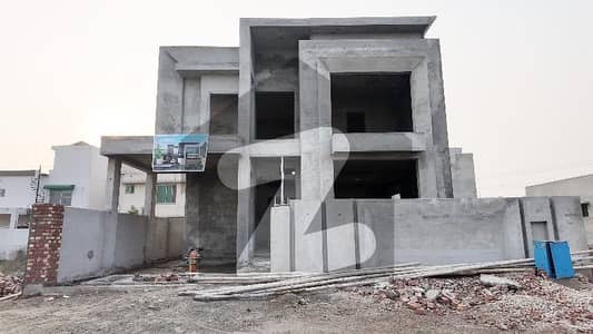 Well-Constructed Grey Structure House Available For Sale In Bankers Avenue Cooperative Housing Society