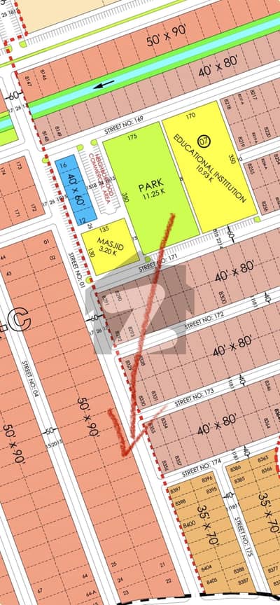 Kanal Plot For Sale Faisal Hills Block C